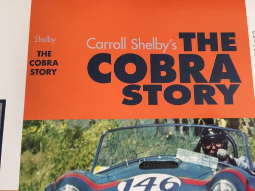 CARROLL SHELBY'S THE COBRA STORY BOOK COVER 289 427 FORD MUSTANG GT350 GT500 GT - Bild 4 von 5