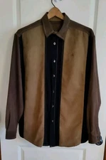 Legendary Whitetails Original Deer Gear Shirt Microfiber Faux Suede Men's Size M