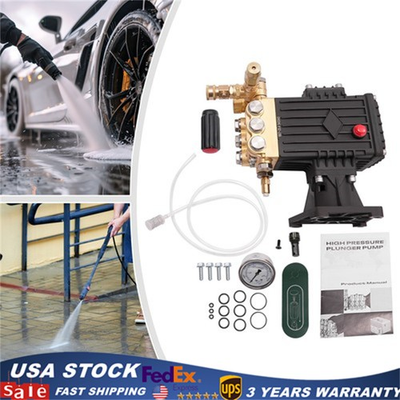 #ad #ad 4000 PSI Pressure Washer Pump 13HP 4 GPM Durable Brass amp; Aluminum Design $177.91