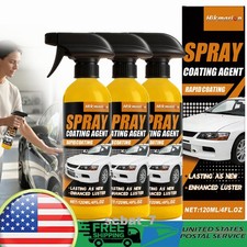 1/2/3x Spray Coating Agent For Cars, Nano Hydrophobic Ceramic Coating 120ml