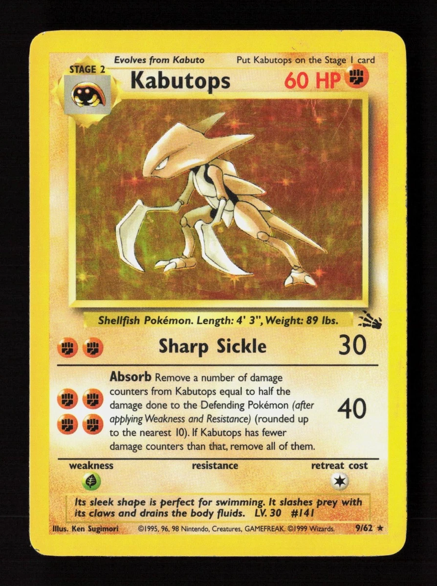 Kabutops Pokémon TCG Cards for sale | eBay