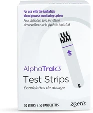Test Strips for Use with AT3 Blood Glucose Monitoring System for Cats, Dogs