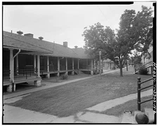 2. NORTH FRONT MESS LEFT, BARRACKS RIGHT, OTHER MESS LATRINES BACKGROUND - Fort