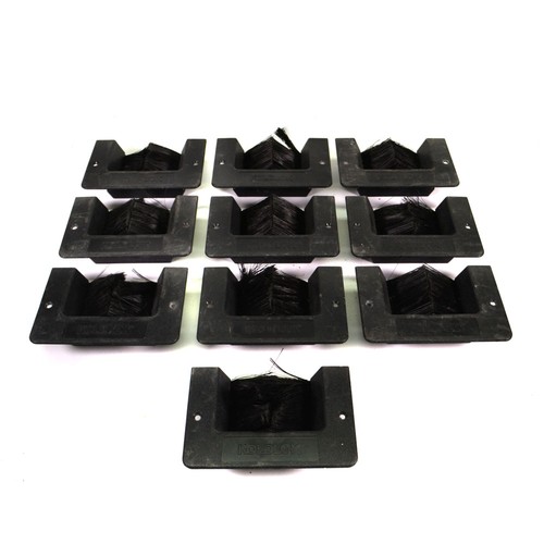 KoldLok K10077 Mini Brush Grommet for Raised Floor Data Wire/Cable (Case of 10)