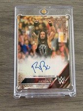 2016 Topps WWE Then Now Forever Roman Reigns Autograph Bronze /50 Auto