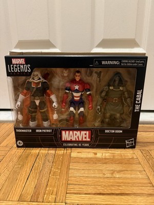 Marvel Legends The Cabal 3 Pack Amazon Exclusive Dr Doom Iron Patriot Taskmaster