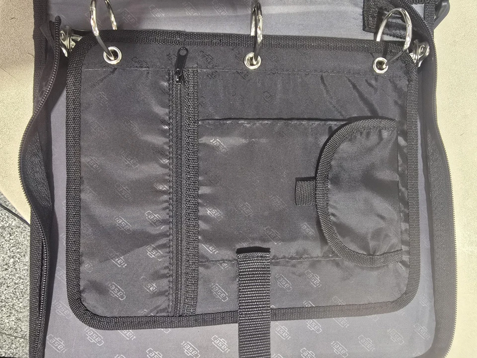 Case It 3-Ring Zipper 2" Binder with Carrying Strap & Extra NEW without Tags - Image 4 of 4