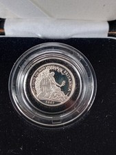 1/10 Oz Silver Proof Britannia 2007 Boxed And Coa Encapsulated