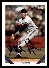 1993 Topps Baseball #216 Mark Leiter Signed Autograph (no COA)