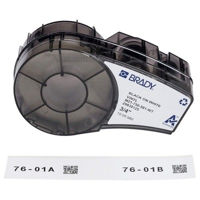 BRADY M21-750-581-WT Label 793EU9