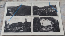 s/w Postkarte AK FRIEDRICHRODA MEHRBILD bitte genau ansehen !!!   1946 gelaufen