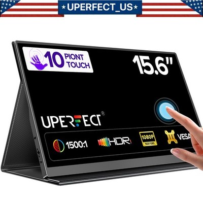 UPERFECT 15.6 Inch Touchscreen Monitor Display Second Screen for Raspberry Pi 5