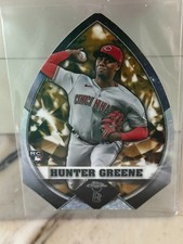 2022 Topps Ben Baller - Diamond Die-Cuts Hunter Greene #BBDC-15 Gold /50 (RC)