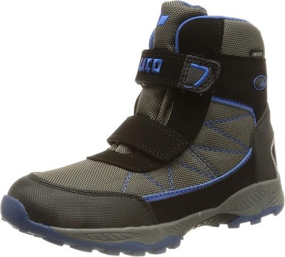 Lico Pelle V Boys Boots Winter Snow Boots Boots, Grey/Black, EUR