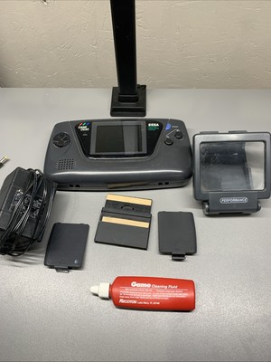 Sega Game Gear Handheld Console with accessories - sold as parts or repair