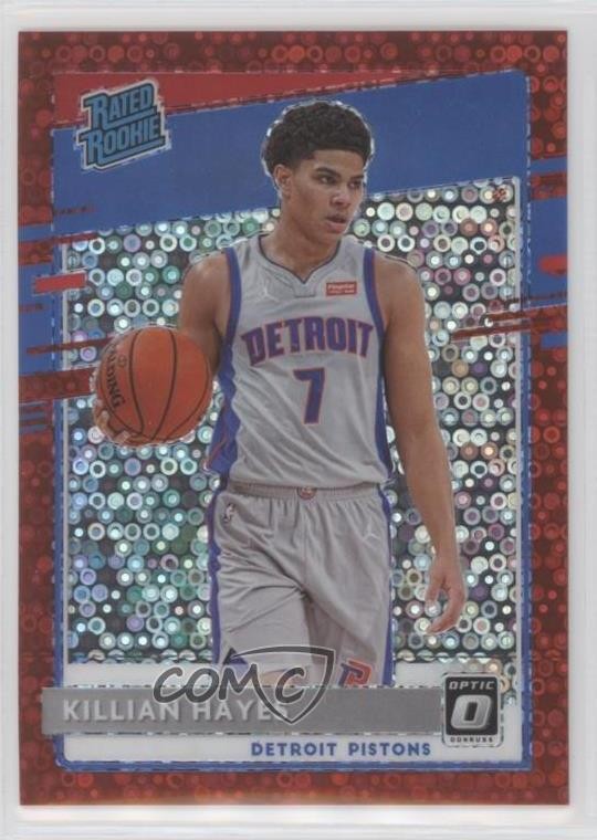 2020-21 Donruss Optic Rated Rookie Fast Break Red Prizm 41/85 Killian Hayes 5yi