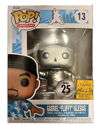Funko Pop! Gabriel Fluffy Iglesias (Metallic) 13 - 2023 Camp Fundays /300