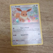 Eevee SM184 Promo Holo Black Star Promo Pokemon Card NM