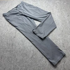 Nike Golf Pants Men 34 x 30 Gray Flat Front Stretch Flex Core Standard AJ5489 36