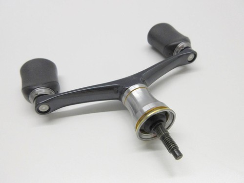 SHIMANO 14 STELLA DOUBLE HANDLE KNOB SHAFT SPACING 90MM SPINNING REEL PARTS - Picture 2 of 5