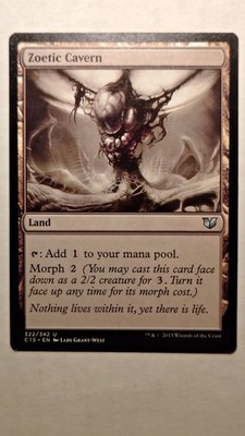 Zoetic Cavern (322/342)   Commander 2015   LP   Magic the Gathering MTG