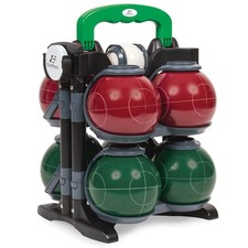 EastPoint Bocce Ball Set - 110mm Tournament Set, 8 9.8 x 8 x 13 inches, Red