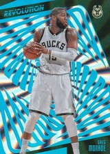 2015-16 Panini Revolution Basketball Base Card 37 Greg Monroe Sunburst /75