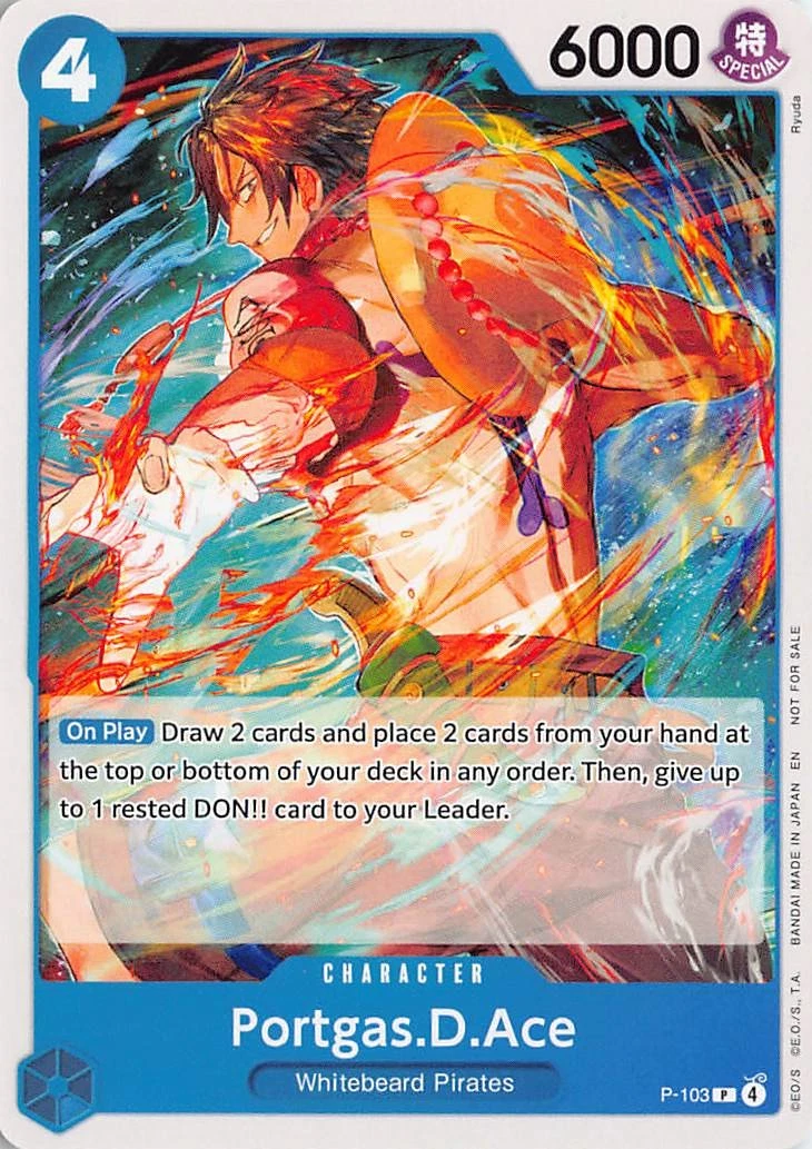 Portgas.D.Ace P-103 One Piece Promotion Cards for sale | eBay Portgas.D.Ace P-103 One Piece Promotion Cards for sale | eBay