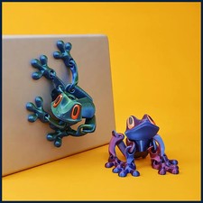 3D Printing Simulation Tree Frog Joint Movable Frog Ornaments Kitchen Home