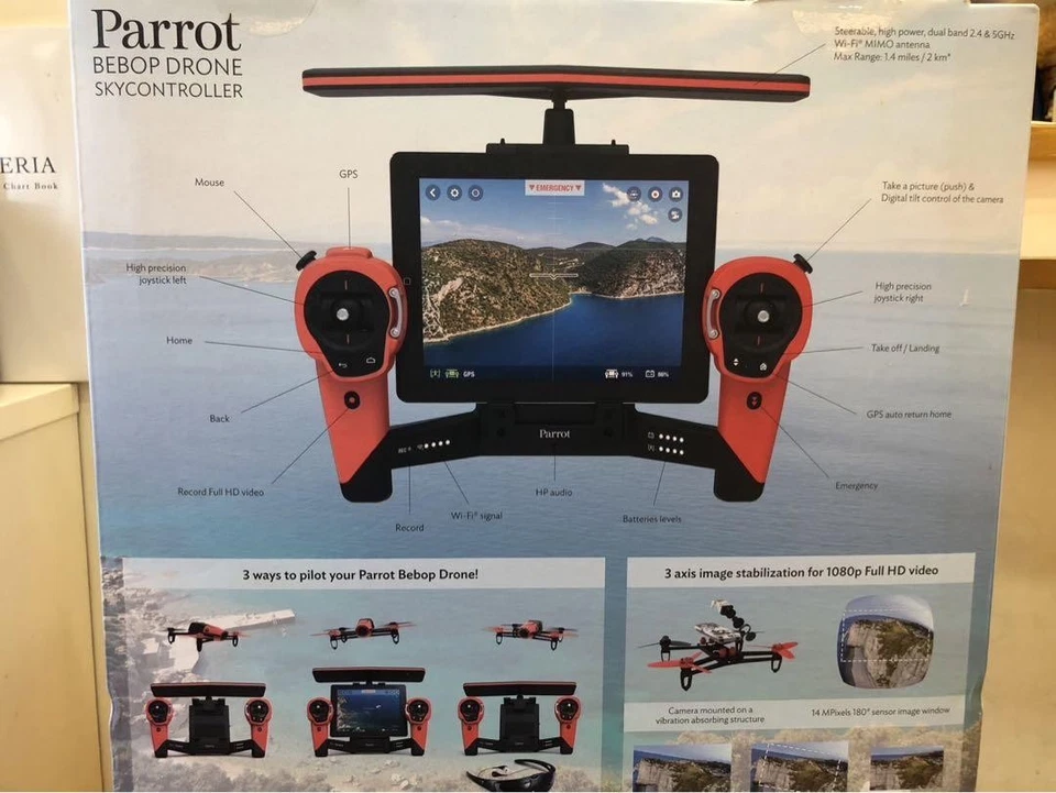 Parrot Drone Bebop Lightweight Flying Camera HD Sky Controller - Image 2 of 4