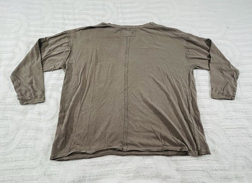 Free People We The Free Nina V-Neck Longsleeve Tee Fallen Rock Large FP-158 - Bild 7 von 8