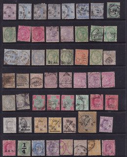INDIA SELECTION of USED OLD STAMPS