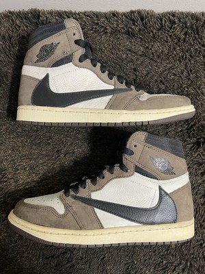 OG ALL Travis Scott x Air Jordan 1 Retro High OG  Mocha  M8/W9.5 CLEAN dior VNDS