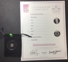2023 Chive Bill Murray Unicorn Crest 1/10oz Platinum Proof! Ltd. Ed.! ENN Coins 4599.50 per troy oz