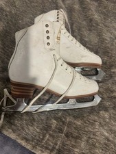 Jackson Freestyle Figure Skates Women's Size 7.5 White Ultima Mirage Blades