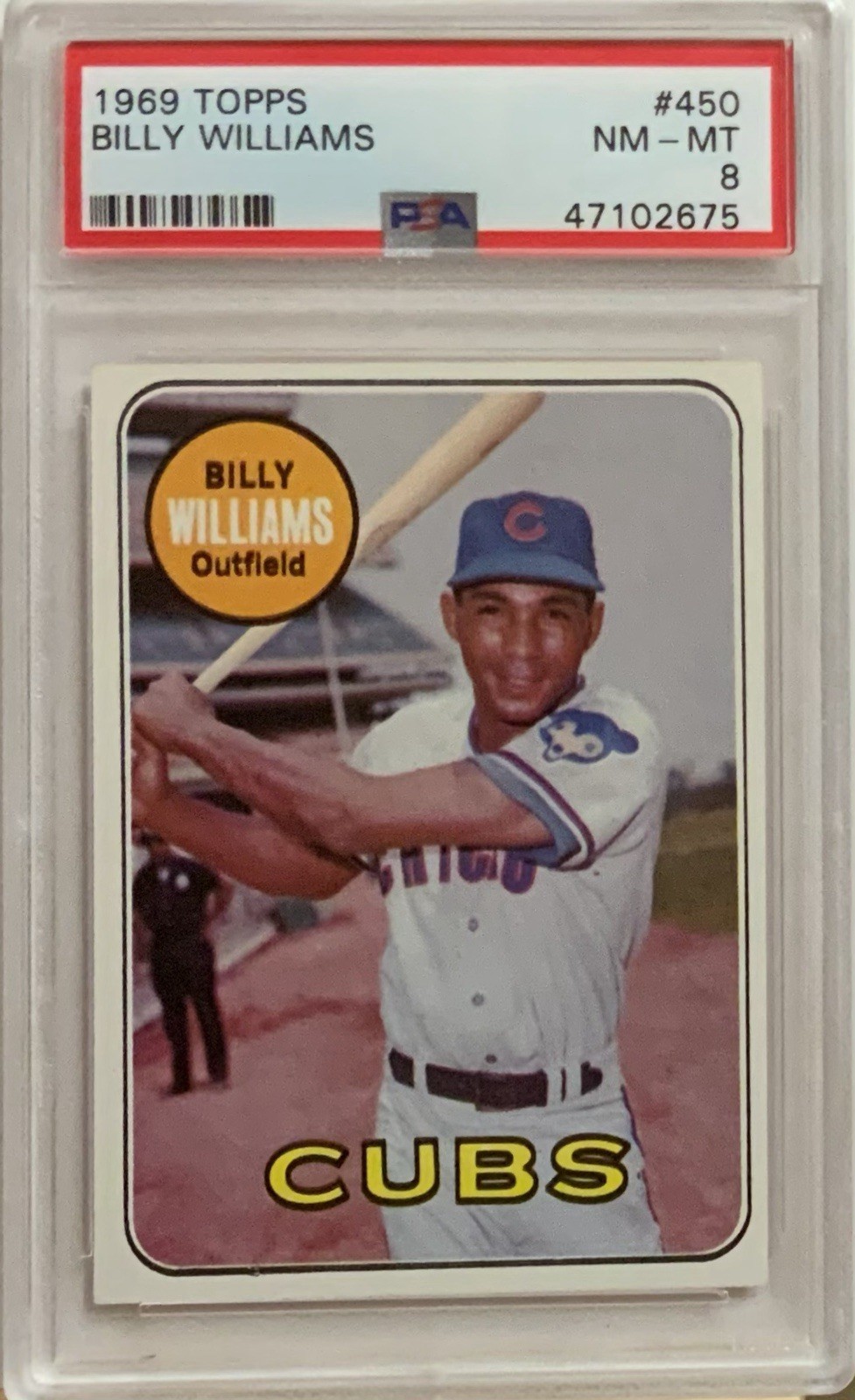 1969 Topps - Billy Williams #450 PSA 8 NM-MT
