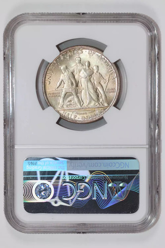 1936 ELGIN COMMEMORATIVE HALF DOLLAR NGC MS66+ - Picture 2 of 2
