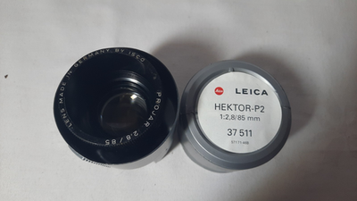 LEICA HEKTOR-P2 85mm F2.8　ヘリコイドアダプター付き レンズ改造で遊ぶ: トリプレットの魅力 ライカの3枚玉 Hektor-P2 85mm f2.8