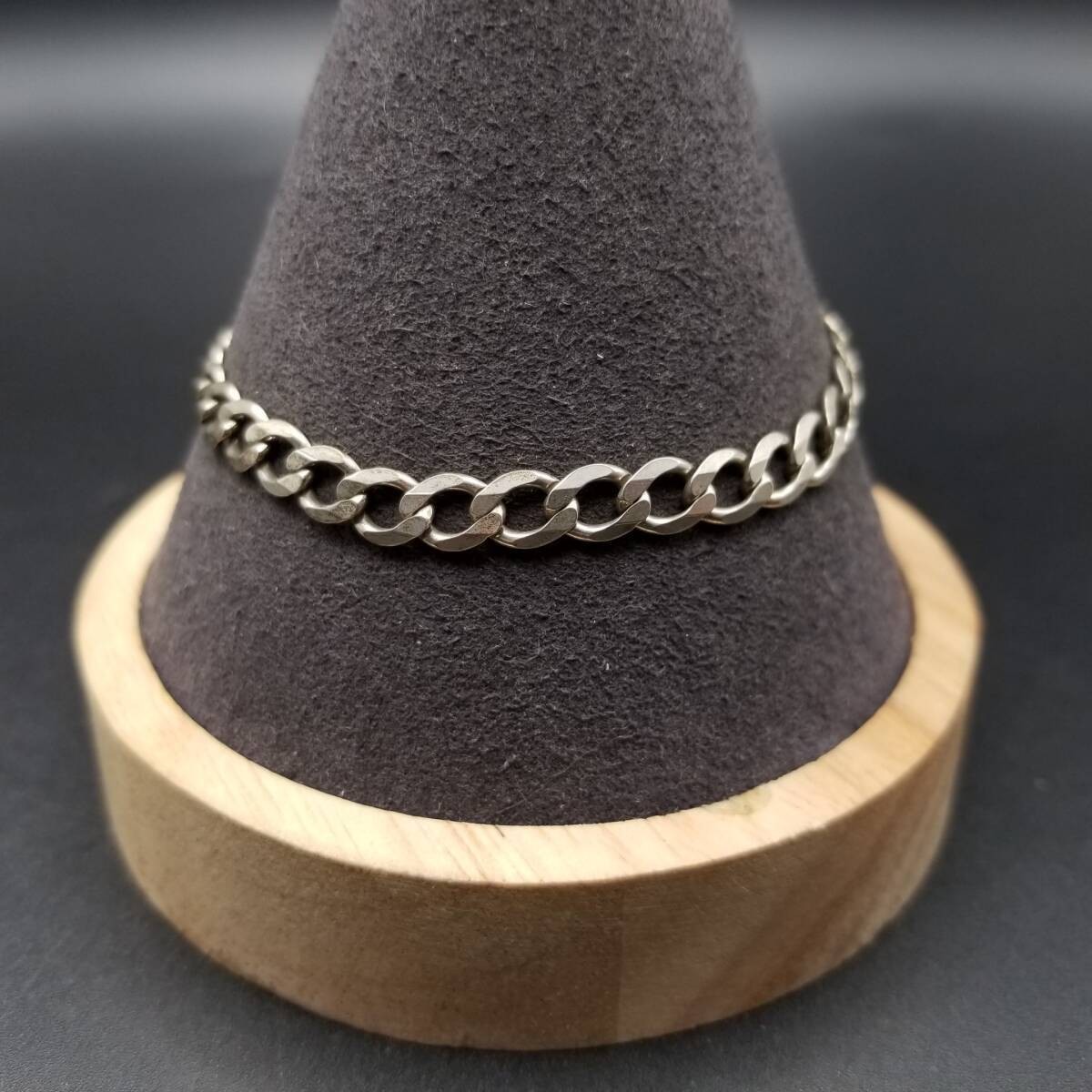 Simple round kihei chain basic 925 silver vintage… - image 2