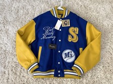 RARE DIET STARTS MONDAY SEATTLE MARINERS M's throwback Bomber Varsity Jacket XL