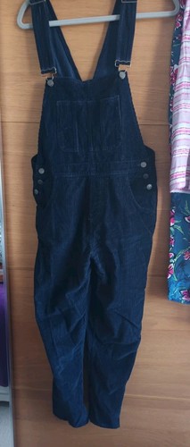 Fat Face Navy Cord Dungarees Size 12, Excellent Condition