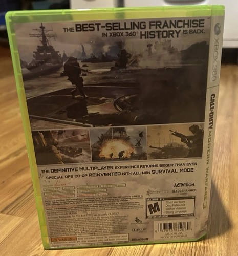 Call of Duty: Mw3 XBOX 360 Game CIB #2 - Picture 2 of 4