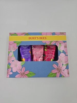 THE BODY SHOP Burt's Bees Hand Cream Trio Lavender & Honey Watermelon & Mint Wild Rose & Berry
