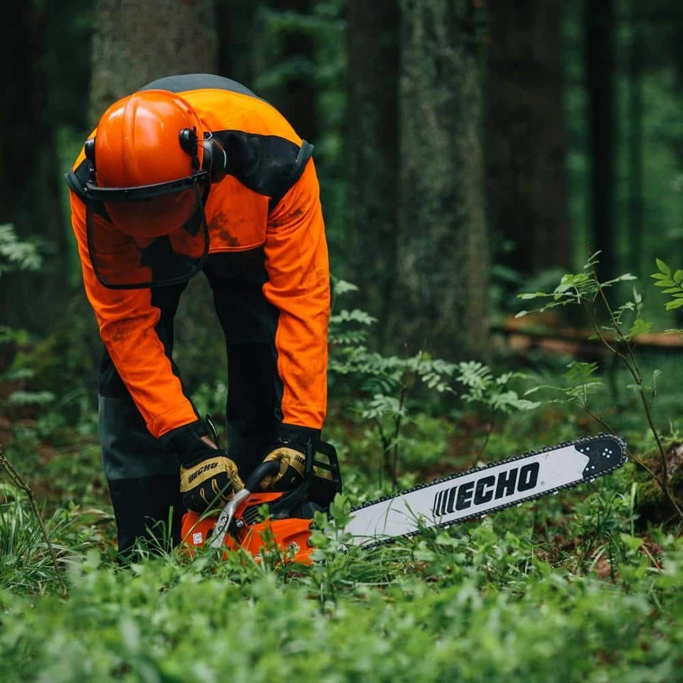 ECHO 20 pulgadas Motosierra Timber Wolf 59,8 cc Gas 2 Tiempos Mango Trasero Foto 4 de 4