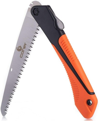 #ad Folding Hand Saw for Tree Pruning Camping Gardening Hunting. Cutting Black $13.88