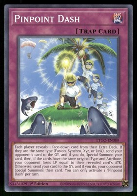 Yugioh Pinpoint Dash ETCO-EN080 Common 1st Edition NM