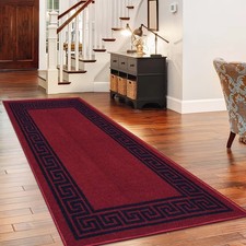 Long Hallway Runner Non Slip Door Mats Bedroom Rugs Kitchen Carpet Floor Mat UK