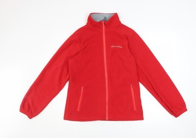 Sprayway Jungen rot Fleece Full Zip Jacke 4-5 Jahre Outdoor Winter warm