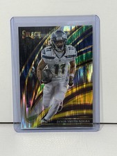 2025 Panini Select - Club Level Jaxon Smith-Njigba #213 Black & Green Shock...