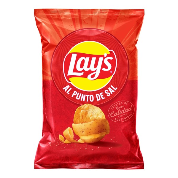 10 X 150 gr - PATATAS FRITAS / PATATAS - ESPAÑOL - PUNTO DE SAL